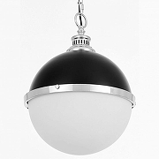 Подвесной светильник LUMINA DECO Largo LDP 1228-300 BK+CHR цвет плафона/подвески Белый, Черный, цвет арматуры Хром
