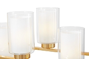 Люстра LUMINA DECO Lino LDP 1239-8 F.GD цвет плафона/подвески Прозрачный, цвет арматуры Золото-5