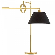 Настольная лампа LUMINA DECO 1124 LDT 1124 MD+BK цвет плафона/подвески Черный, цвет арматуры Латунь-2