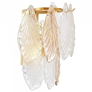 Накладной светильник LUMINA DECO REGINA LDW 7042-2 F.GD цвет плафона/подвески Прозрачный, Шампань, цвет арматуры Золото-1