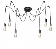 Люстра Loft it Sp1der LOFT1162/6 цвет арматуры Черный