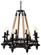 Люстра Loft it Castle LOFT1862-8 цвет коричневый, черный