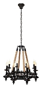 Люстра Loft it Castle LOFT1862-8 цвет коричневый, черный-1