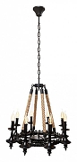 Люстра Loft it Castle LOFT1862-8 цвет арматуры Бежевый, Черный-1