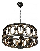 Подвесной светильник iLamp Organic Loft192-6 цвет плафона/подвески Коричневый, цвет арматуры Коричневый-2