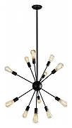 Люстра на штанге iLamp Spider Loft209-12B 