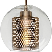 Светильник на штанге Loft it Hexagon LOFT2566-C цвет плафона/подвески Золото, цвет арматуры Золото-2