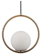 Подвесной светильник Loft it Glob LOFT2600-A цвет плафона/подвески Белый, цвет арматуры Золото