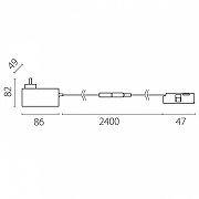 Блок питания Lightstar Linea LP48W506197 цвет арматуры Черный-1