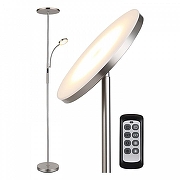 Торшер с подсветкой LGO Carmel LSP-0903 цвет плафона/подвески Белый, Никель, цвет арматуры Никель-1