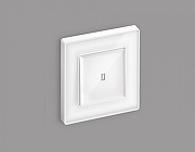 Выключатель проходной одноклавишный с подсветкой Ambrella Volt Quant MA102030 цвет Белый-1