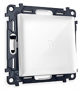 Выключатель проходной одноклавишный с подсветкой Ambrella Volt Quant MA102035 цвет Белый