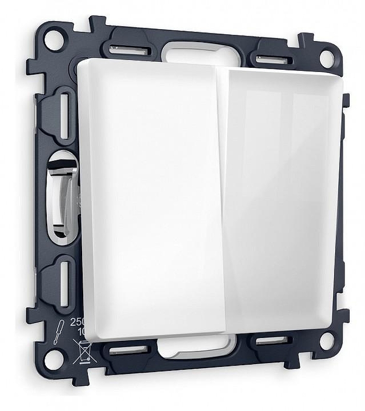 Выключатель двухклавишный без рамки Ambrella Volt Quant MA103010 