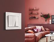 Выключатель трехклавишный без рамки Ambrella Volt Quant MA105010 цвет Белый-2