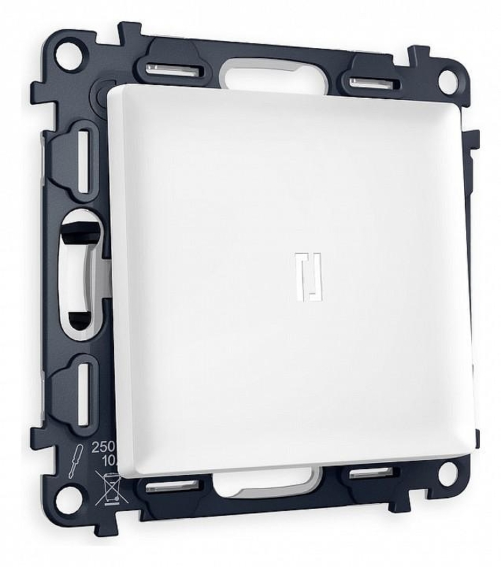 Выключатель одноклавишный с подсветкой без рамки Ambrella Volt Quant MA122015 