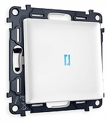 Выключатель одноклавишный с подсветкой без рамки Ambrella Volt Quant MA122020 цвет Белый