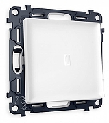 Выключатель проходной одноклавишный с подсветкой Ambrella Volt Quant MA122035 цвет Белый