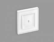 Выключатель проходной одноклавишный с подсветкой Ambrella Volt Quant MA122035 цвет Белый-1