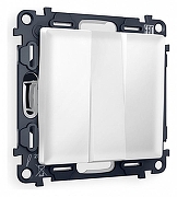 Выключатель трехклавишный без рамки Ambrella Volt Quant MA125010 цвет Белый