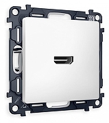 Розетка HDMI без рамки Ambrella Volt Quant MA134010 цвет Белый