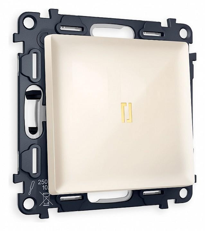 Выключатель проходной одноклавишный с подсветкой Ambrella Volt Quant MA302030 