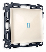 Выключатель проходной одноклавишный с подсветкой Ambrella Volt Quant MA302040 цвет Бежевый