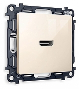 Розетка HDMI без рамки Ambrella Volt Quant MA314010 цвет Бежевый