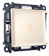 Выключатель проходной одноклавишный с подсветкой Ambrella Volt Quant MA322030 цвет Бежевый