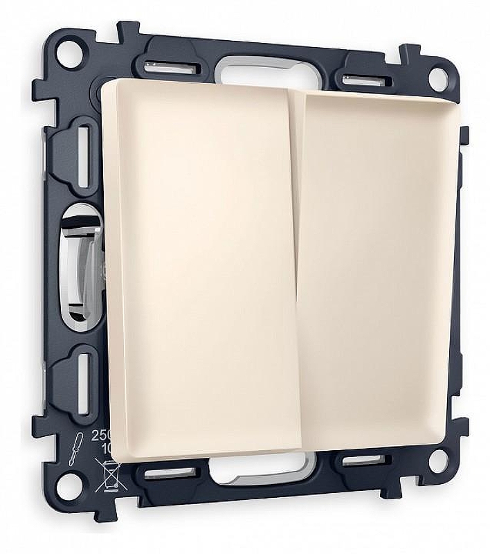 Выключатель проходной двухклавишный Ambrella Volt Quant MA323020 