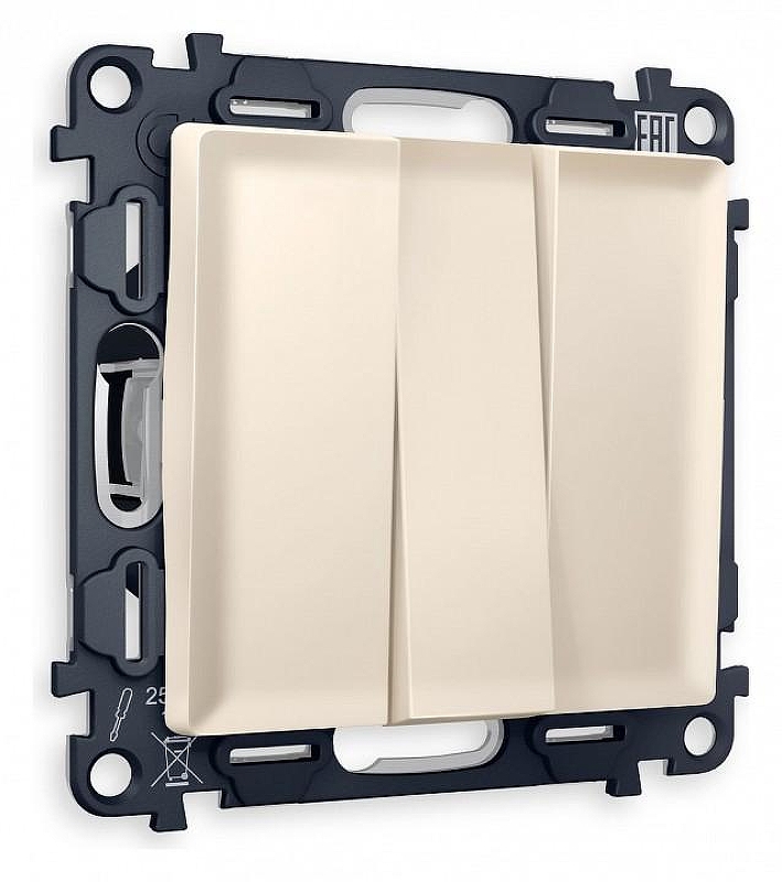 Выключатель трехклавишный без рамки Ambrella Volt Quant MA325010 