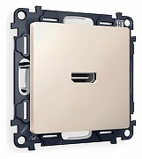 Розетка HDMI без рамки Ambrella Volt Quant MA334010 цвет Бежевый