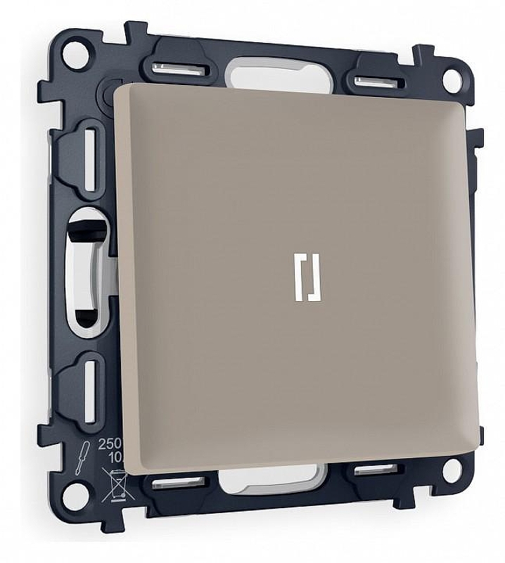 Выключатель проходной одноклавишный с подсветкой Ambrella Volt Quant MA362035 