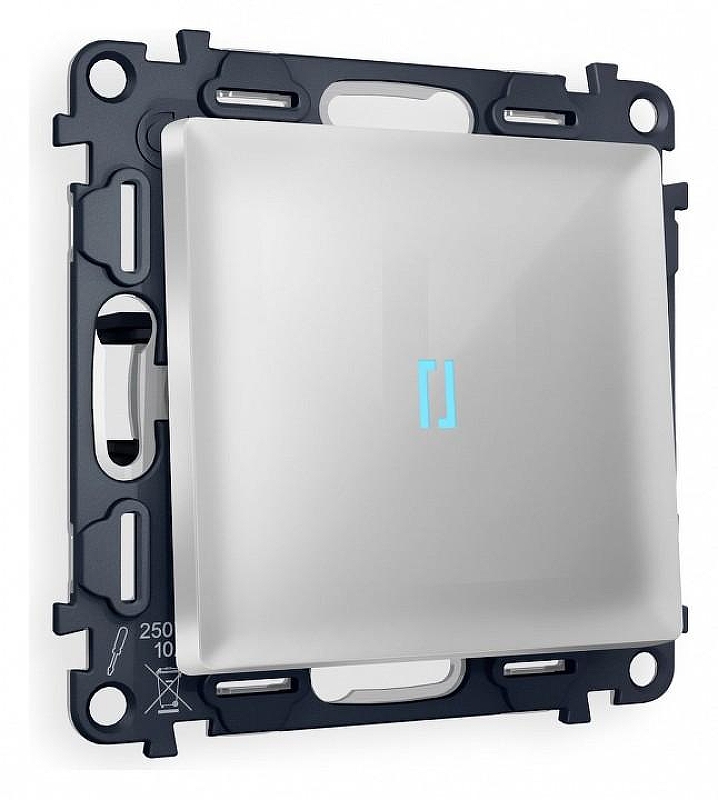 Выключатель проходной одноклавишный с подсветкой Ambrella Volt Quant MA402040 