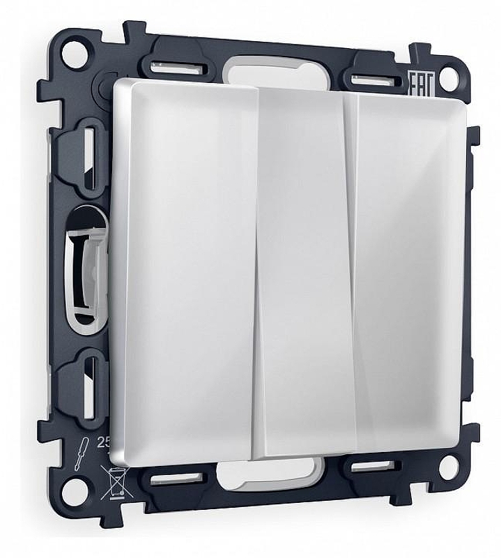 Выключатель трехклавишный без рамки Ambrella Volt Quant MA405010 