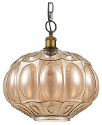 Подвесной светильник Vele Luce Helen VL4266P21 цвет плафона/подвески Оранжевый, цвет арматуры Бронза, Коричневый