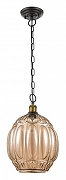 Подвесной светильник Vele Luce Helen VL4266P41 цвет плафона/подвески Оранжевый, цвет арматуры Бронза, Коричневый-1