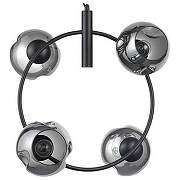 Подвесной светильник Vele Luce Astoria VL5002P42 цвет плафона/подвески Светло-серый, цвет арматуры Черный