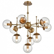 Люстра на штанге Vele Luce Modena VL5014P10 цвет плафона/подвески Прозрачный, цвет арматуры Золото-2