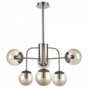 Люстра на штанге Vele Luce Verona VL5015L06 цвет плафона/подвески Оранжевый, цвет арматуры Никель