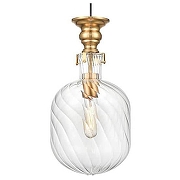 Подвесной светильник Vele Luce Nova VL5494P21 цвет плафона/подвески Прозрачный, цвет арматуры Латунь, Черный