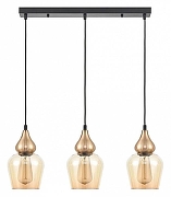 Подвесной светильник Vele Luce Simone VL5564P13 цвет плафона/подвески Оранжевый, цвет арматуры Латунь, Черный-1