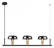 Подвесной светильник Vele Luce Olivia VL5642P03 цвет плафона/подвески Светло-серый, цвет арматуры Золото, Черный-2