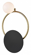 Бра Vele Luce Saturno VL5764W21 цвет плафона/подвески Белый, цвет арматуры Латунь, Черный-1