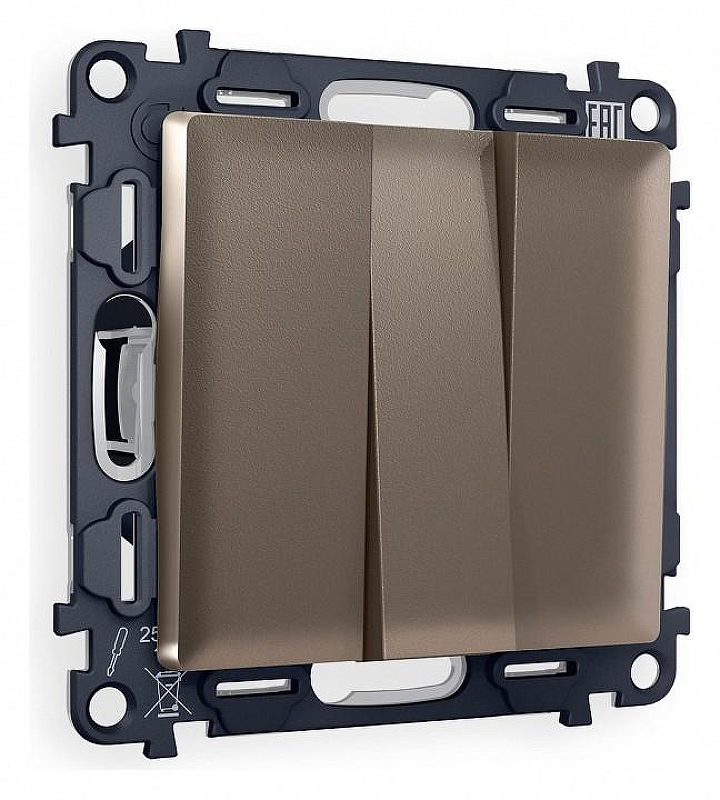 Выключатель трехклавишный без рамки Ambrella Volt Quant MA635010 