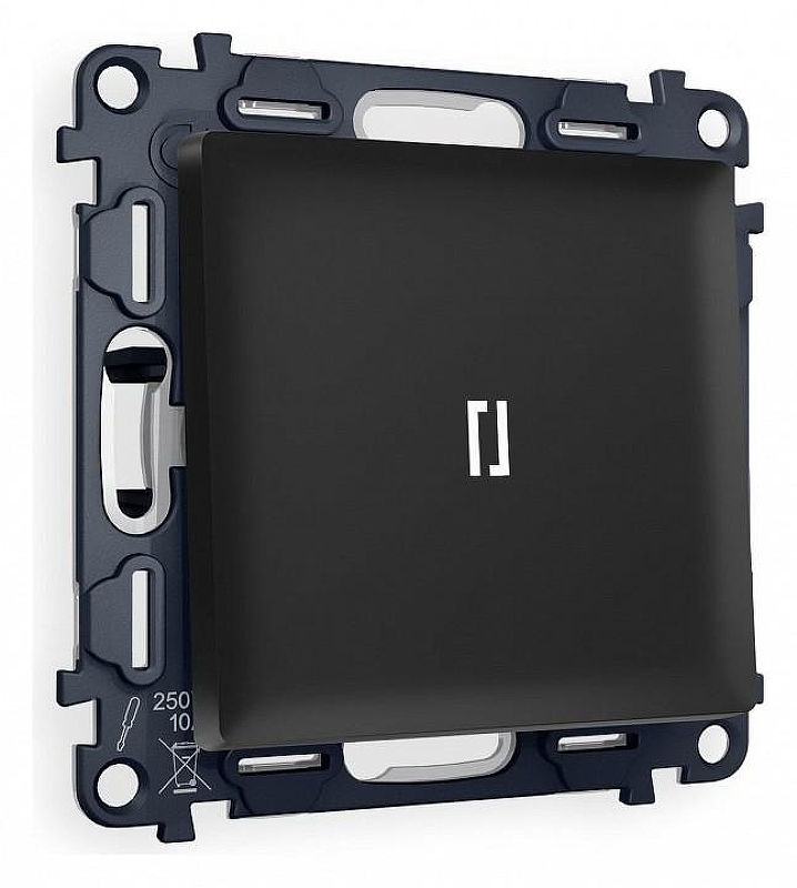 Выключатель проходной одноклавишный с подсветкой Ambrella Volt Quant MA802035 