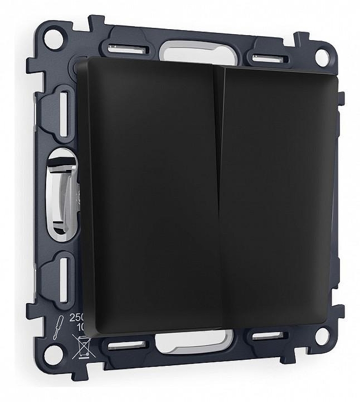 Выключатель двухклавишный без рамки Ambrella Volt Quant MA803010 