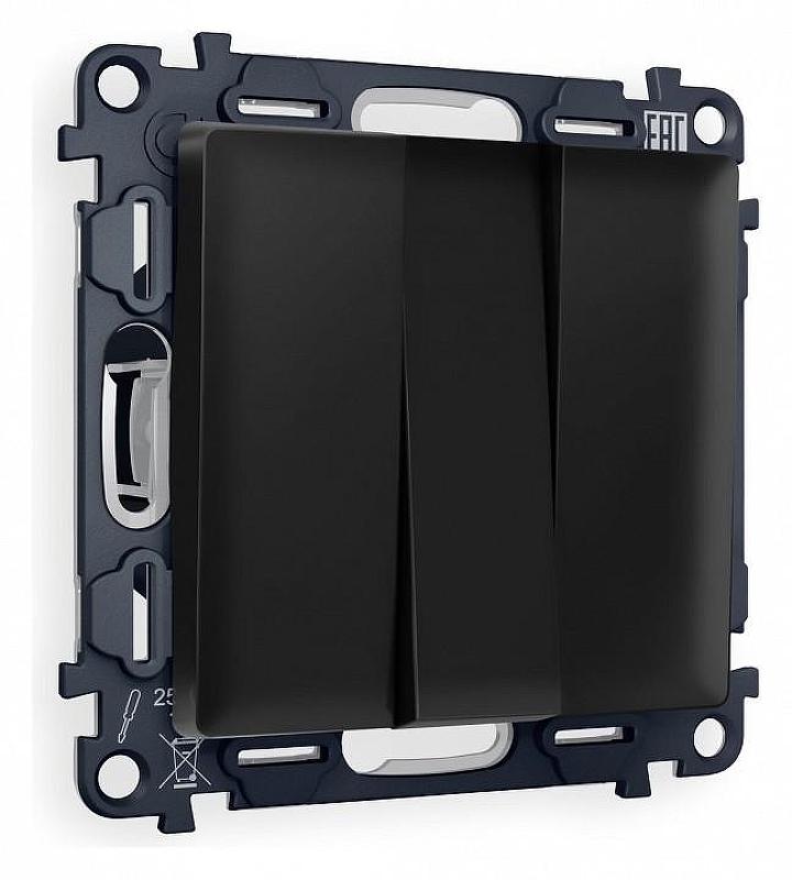 Выключатель трехклавишный без рамки Ambrella Volt Quant MA805010 