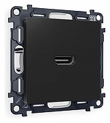 Розетка HDMI без рамки Ambrella Volt Quant MA814010 цвет Черный