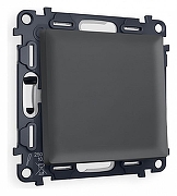 Выключатель перекрестный одноклавишный без рамки Ambrella Volt Quant MA901030 цвет Графит