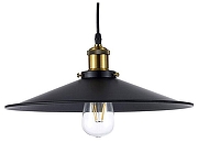 Подвесной светильник Arti Lampadari Marco Marco E 1.3.P2 B цвет плафона/подвески Черный, цвет арматуры Черный